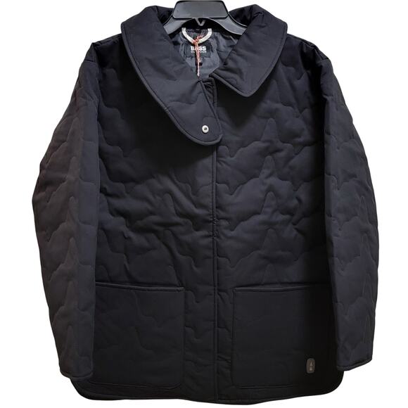 BASS Outdoor Women Long-Sleeve Oversized Quilted Puffer Jacket Size US S Black - Picture 2 of 4